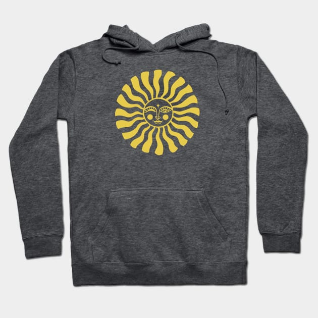 Winking Sun Hoodie by Amy Suther